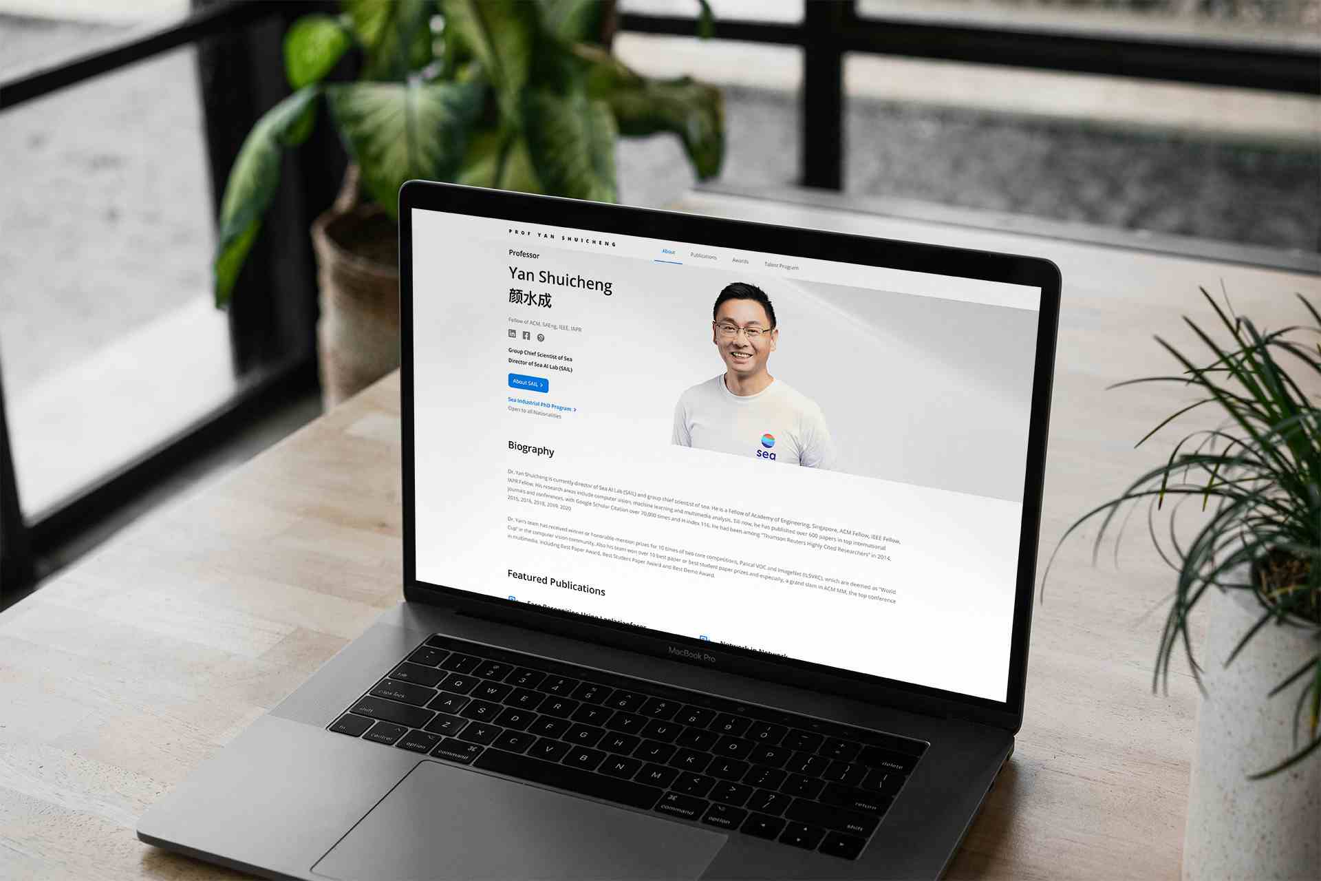 Prof Yan's Webpage